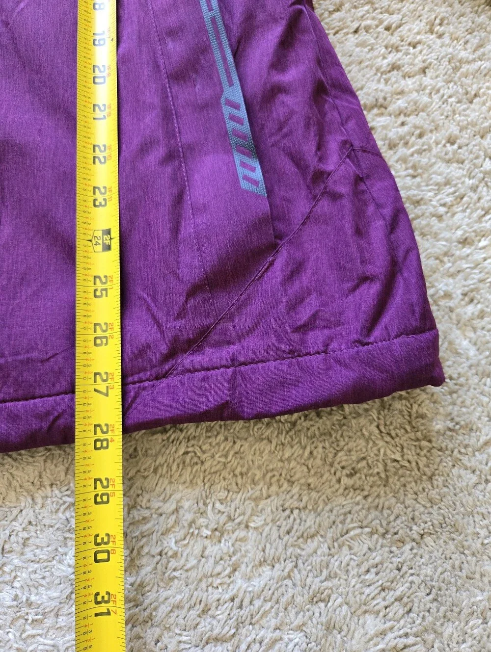 Wantdo Ski Jacket Womens L Plum Purple Full Zip